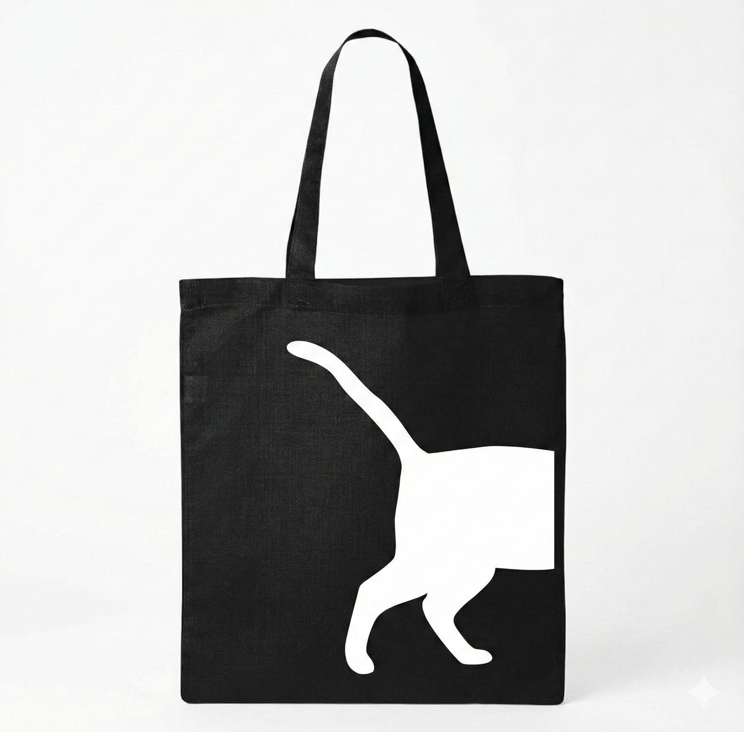 Cat Illustration Tote Bag