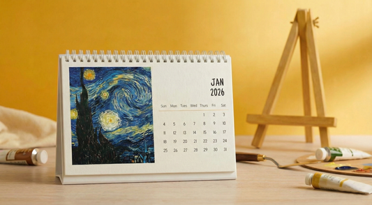 Van Gogh Art Desk Calendar