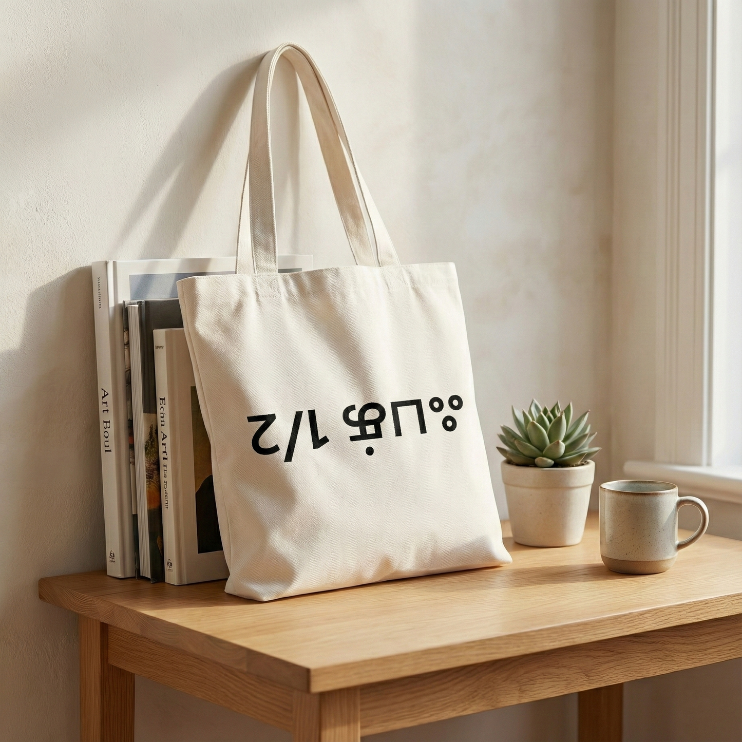 Tamil Typography Tote Bag